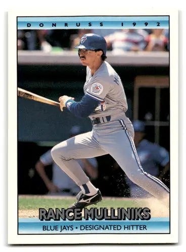 1992 Donruss #542 Rance Mulliniks NM Near Mint Blue Jays ID:67126 - Baseball Card Single