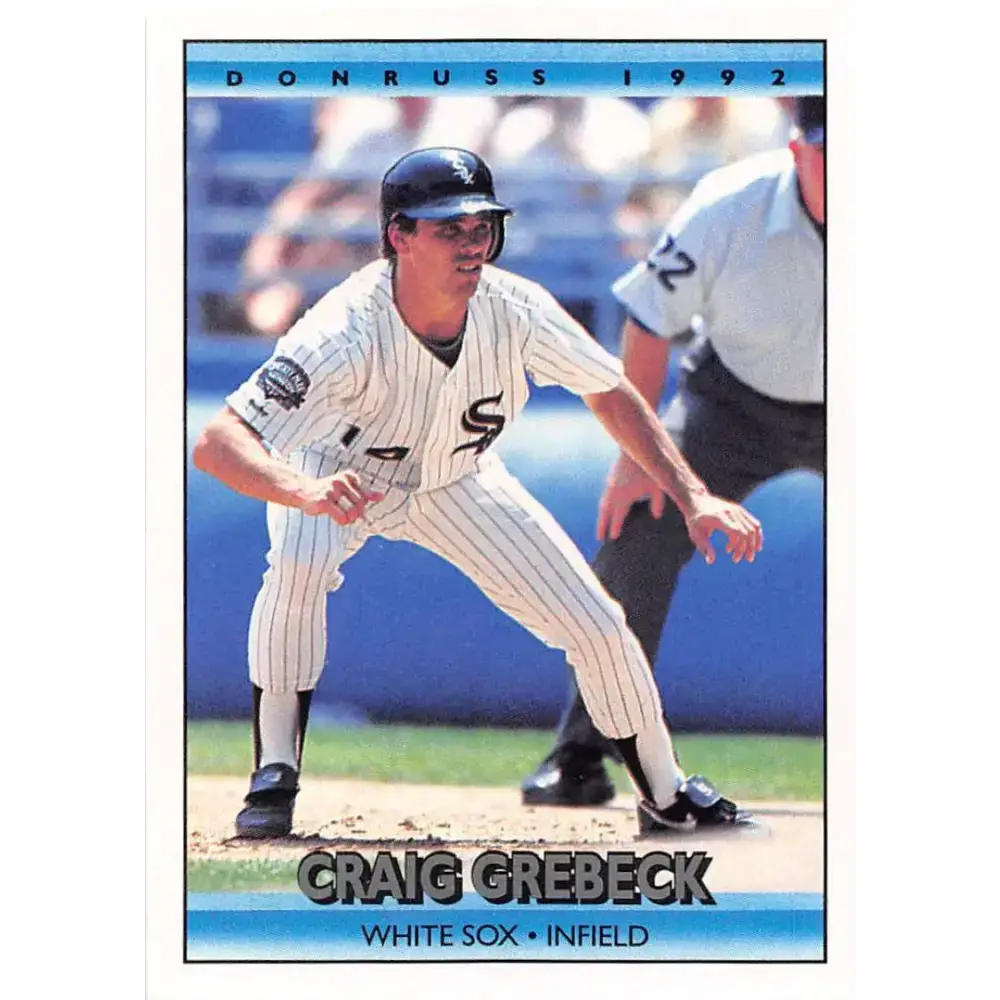 1992 Donruss #546 Craig Grebeck NM-MT Chicago White Sox Baseball Card - Baseball Card Single