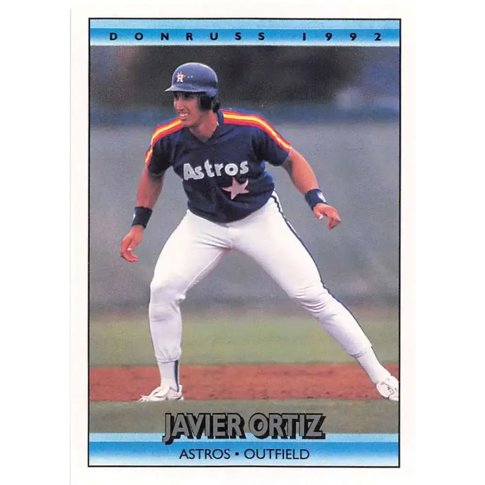 1992 Donruss #551 Javier Ortiz NM-MT Houston Astros Baseball Card - Baseball Card Single