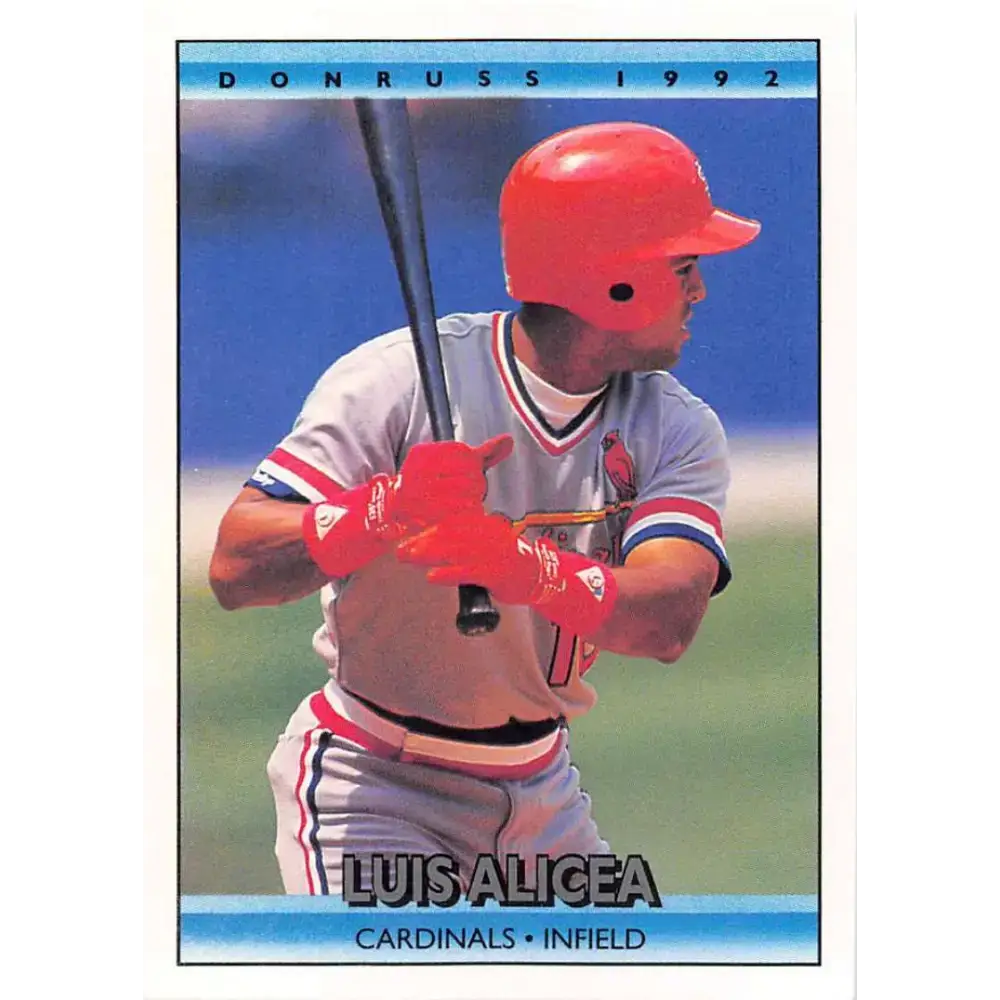1992 Donruss #560 Luis Alicea NM-MT St. Louis Cardinals Baseball Card - Baseball Card Single