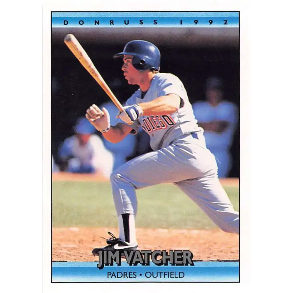 1992 Donruss #563 Jim Vatcher NM-MT San Diego Padres Baseball Card - Baseball Card Single