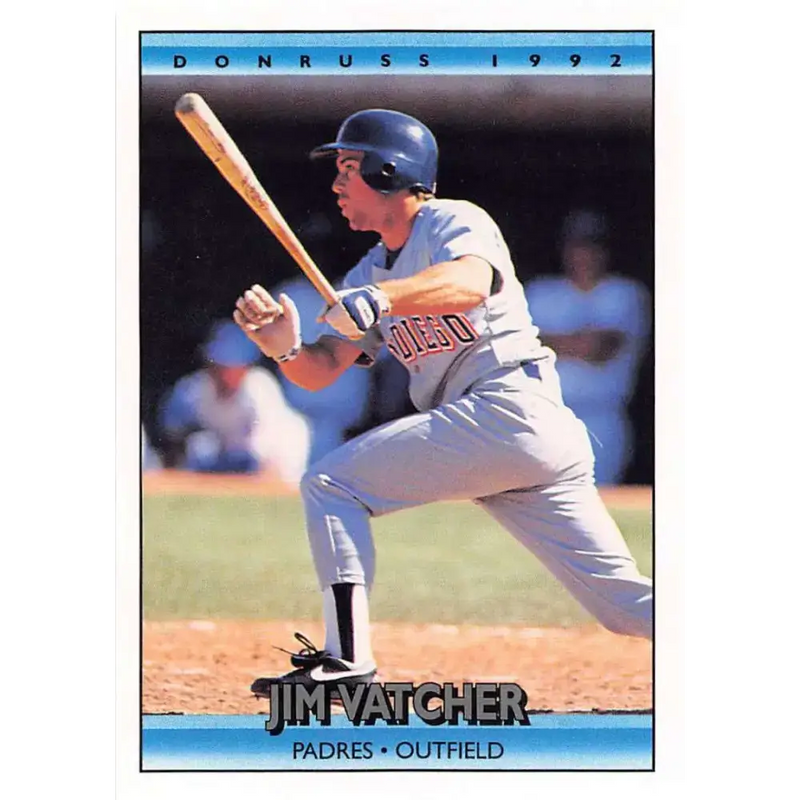 1992 Donruss #563 Jim Vatcher NM-MT San Diego Padres Baseball Card - Baseball Card Single
