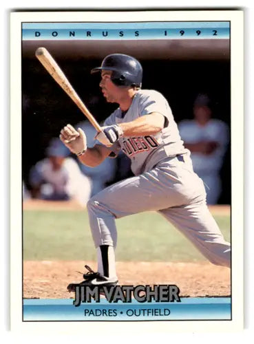 1992 Donruss #563 Jim Vatcher NM Near Mint Padres ID:67166 - Baseball Card Single