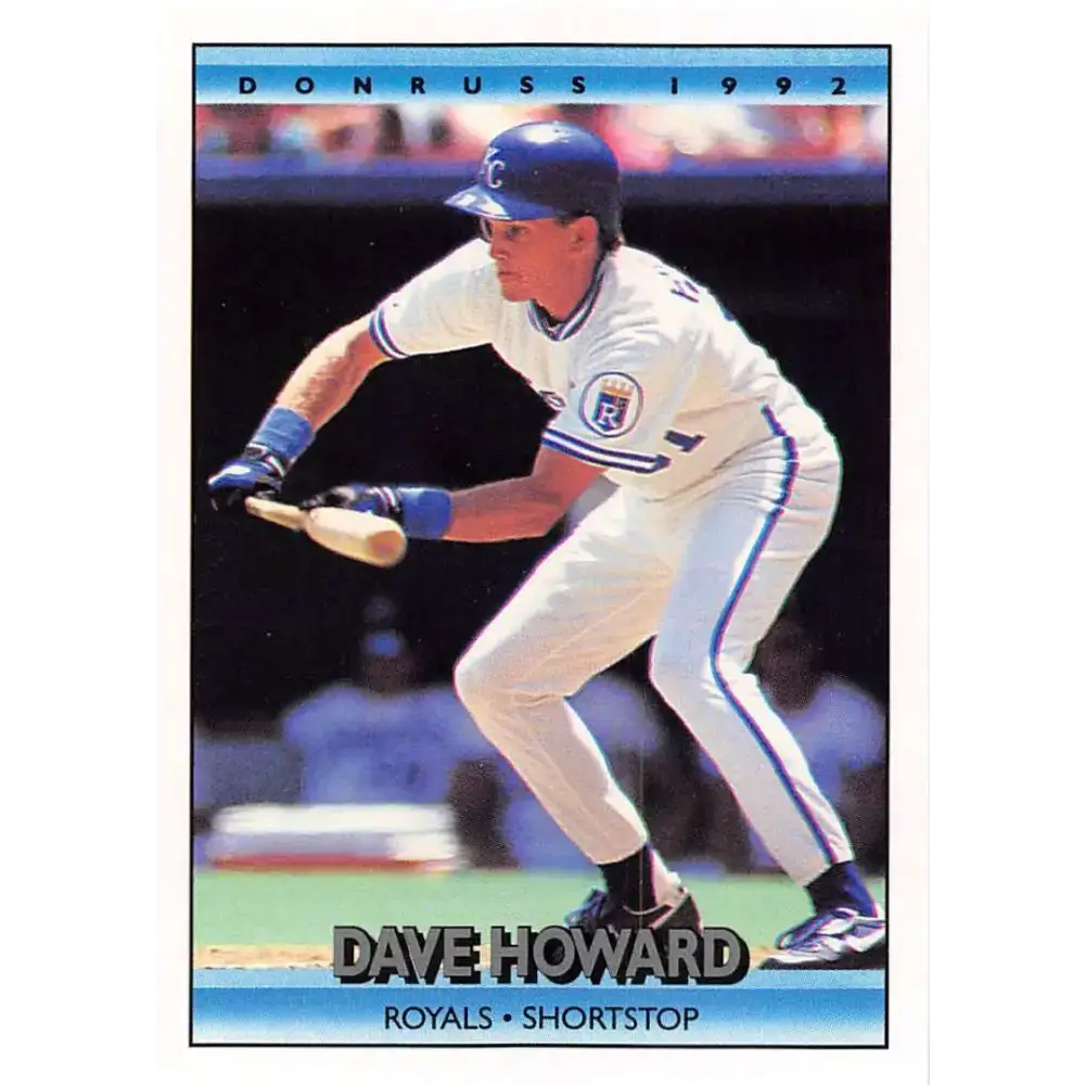 1992 Donruss #567 David Howard NM-MT Kansas City Royals Baseball Card - Baseball Card Single
