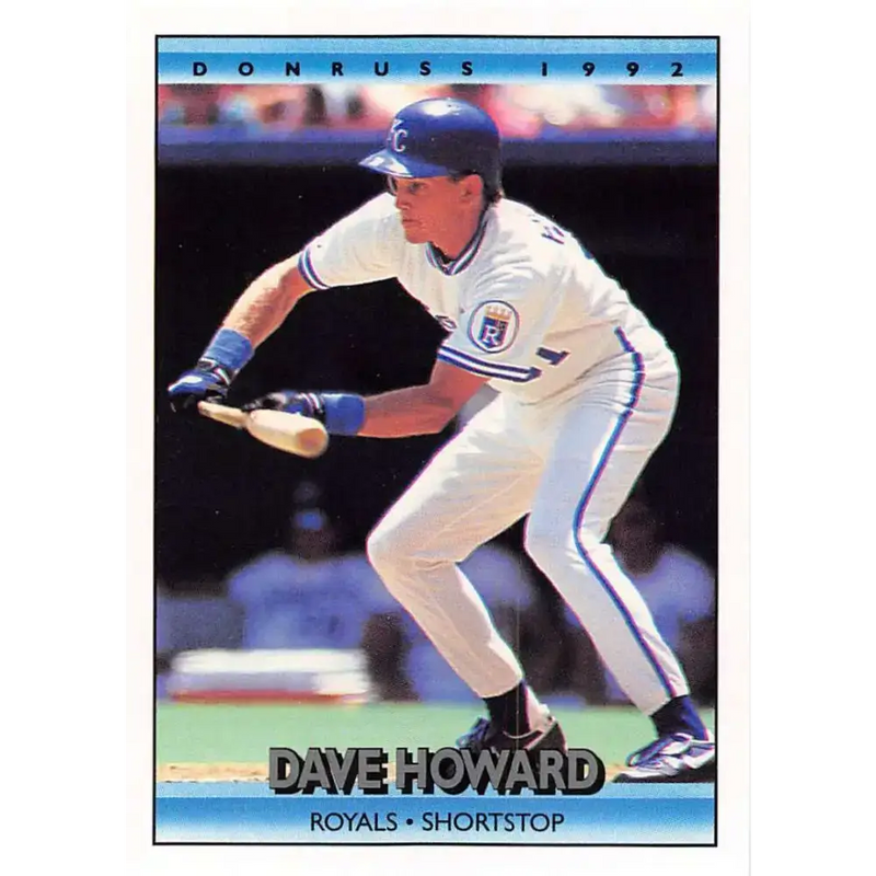 1992 Donruss #567 David Howard NM-MT Kansas City Royals Baseball Card - Baseball Card Single