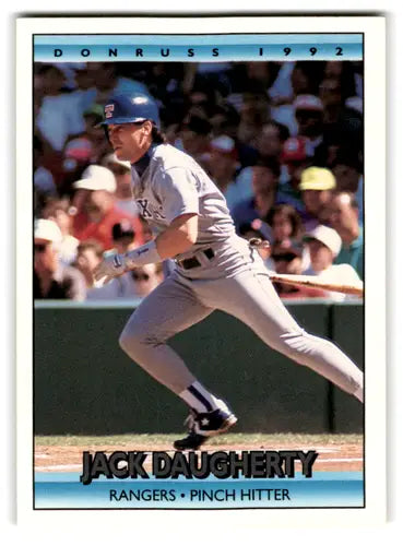 1992 Donruss #569 Jack Daugherty NM Near Mint Rangers ID:67145 - Baseball Card Single