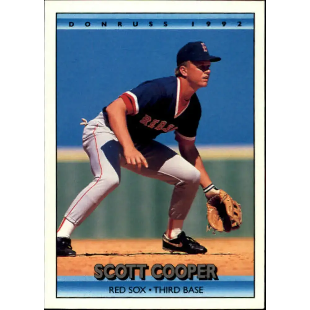 1992 Donruss #570 Scott Cooper NM-MT Boston Red Sox Baseball Card - Baseball Card Single