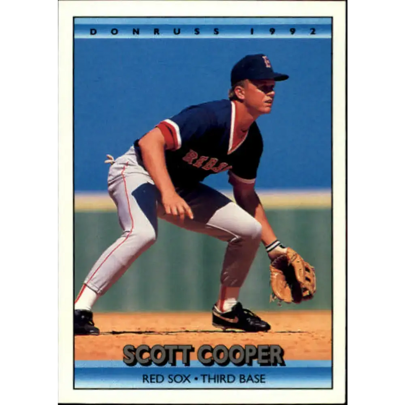 1992 Donruss #570 Scott Cooper NM-MT Boston Red Sox Baseball Card - Baseball Card Single