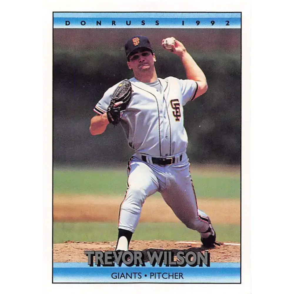 1992 Donruss #575 Trevor Wilson NM-MT San Francisco Giants Baseball Card - Baseball Card Single