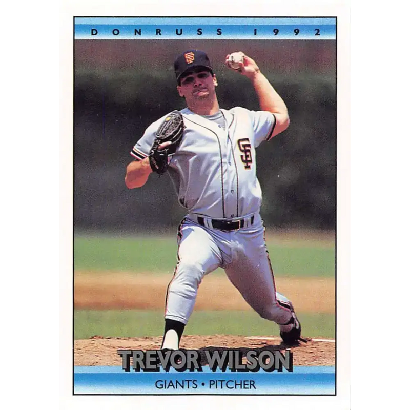 1992 Donruss #575 Trevor Wilson NM-MT San Francisco Giants Baseball Card - Baseball Card Single