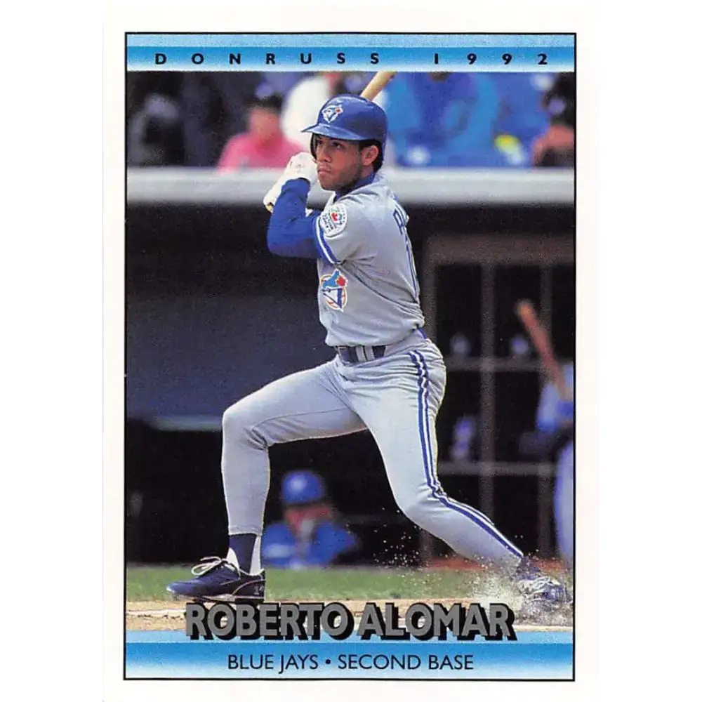 1992 Donruss #58 Roberto Alomar NM-MT Toronto Blue Jays Baseball Card - Baseball Card Single
