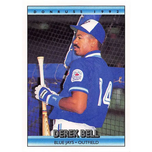 1992 Donruss #581 Derek Bell NM-MT Toronto Blue Jays Baseball Card - Baseball Card Single