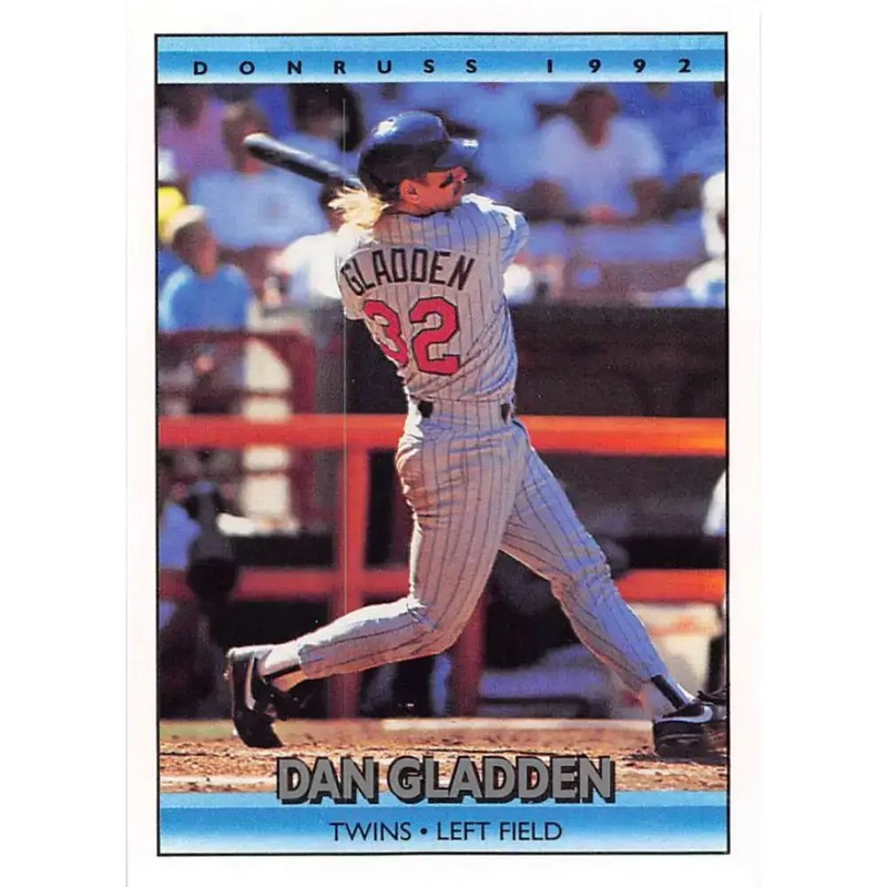 1992 Donruss #585 Dan Gladden NM-MT Minnesota Twins Baseball Card - Baseball Card Single