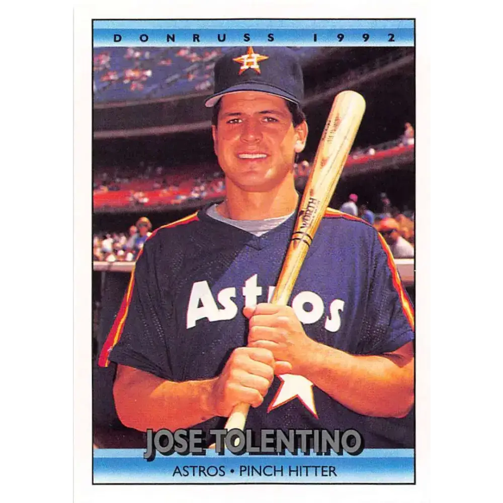 1992 Donruss #589 Jose Tolentino NM-MT Houston Astros Baseball Card - Baseball Card Single