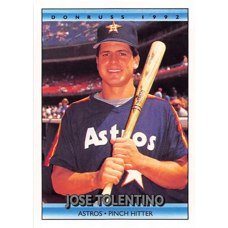 1992 Donruss #589 Jose Tolentino NM-MT Houston Astros Baseball Card - Baseball Card Single