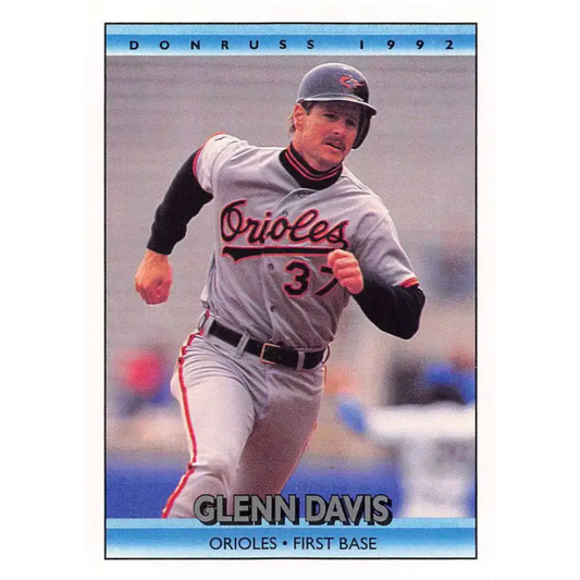 1992 Donruss #597 Glenn Davis NM-MT Baltimore Orioles Baseball Card - Baseball Card Single