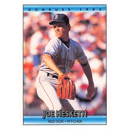 1992 Donruss #611 Joe Hesketh NM-MT Boston Red Sox Baseball Card - Baseball Card Single