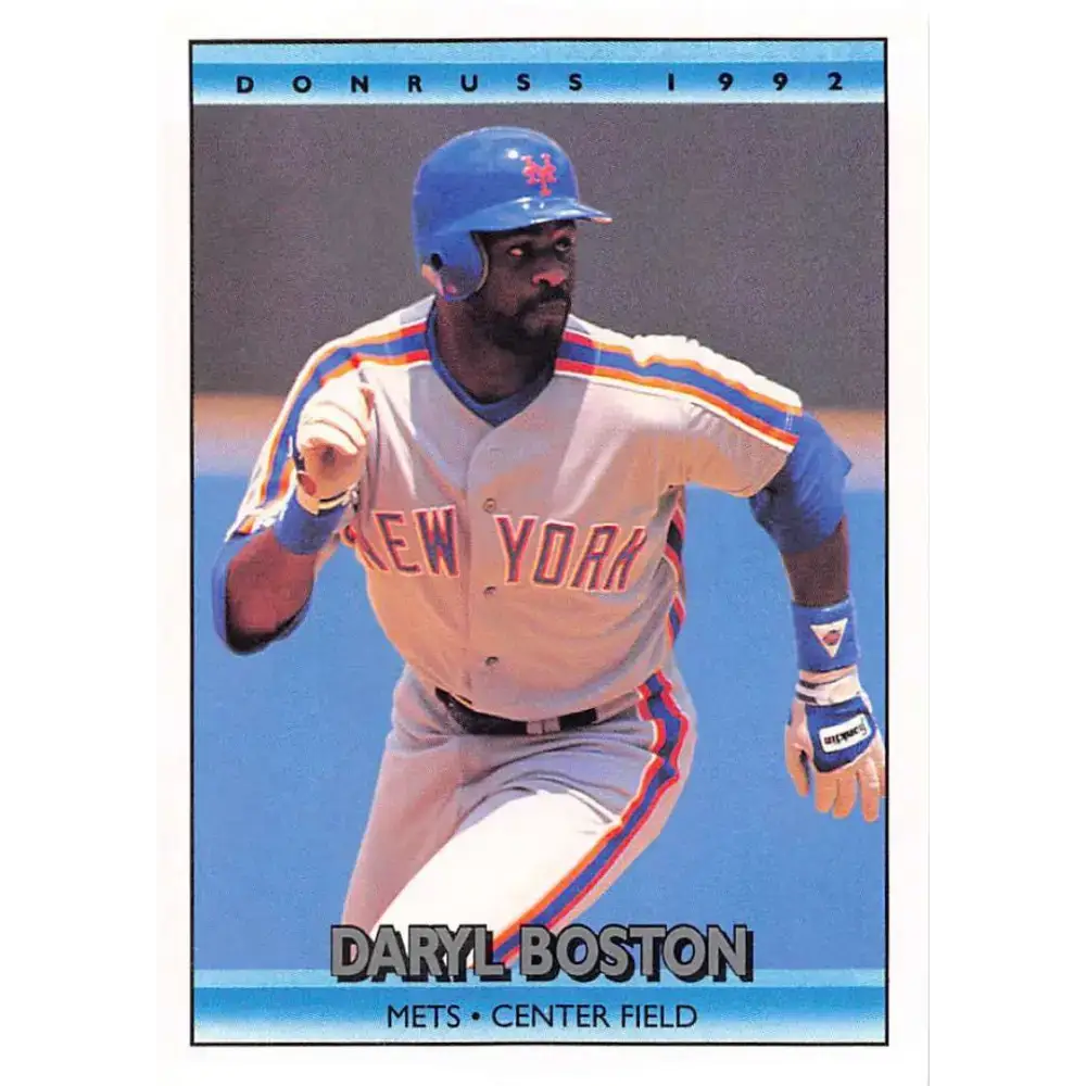 1992 Donruss #612 Daryl Boston NM-MT New York Mets Baseball Card - Baseball Card Single