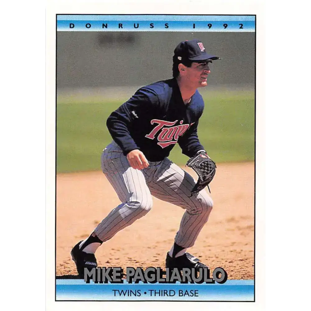 1992 Donruss #62 Mike Pagliarulo NM-MT Minnesota Twins Baseball Card - Baseball Card Single