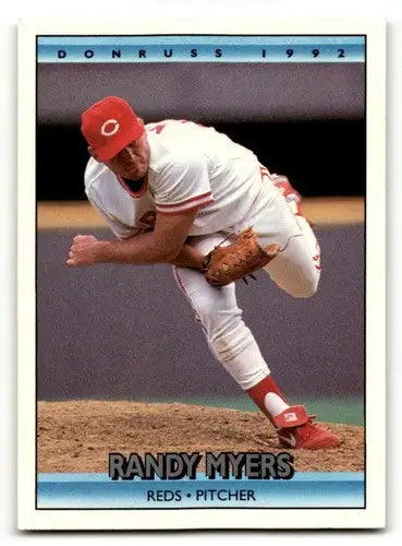 1992 Donruss #624 Randy Myers Cincinnati Reds Baseball Cards EX/NM ID:54625 - Baseball Card Single