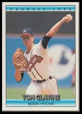 1992 Donruss #629b Tom Glavine