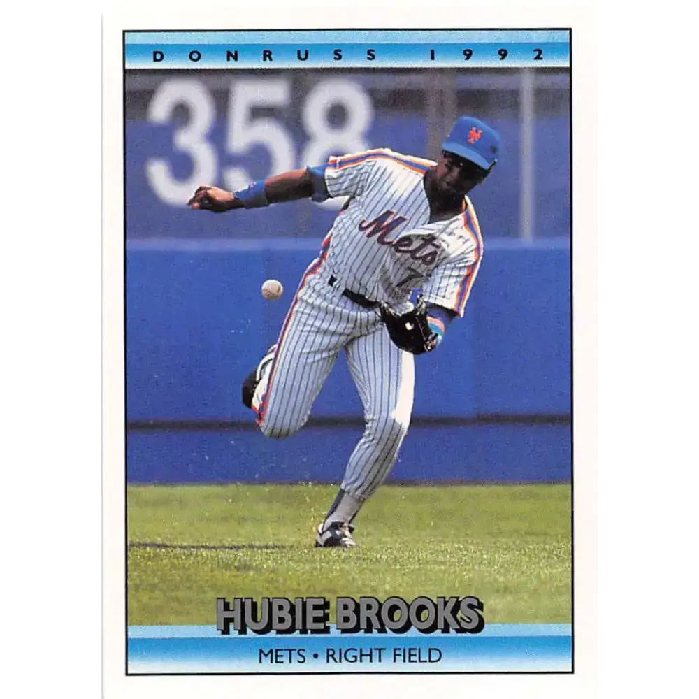 1992 Donruss #64 Hubie Brooks NM-MT New York Mets Baseball Card - Baseball Card Single