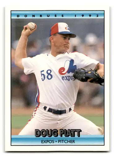 1992 Donruss #640 Doug Piatt NM Near Mint Expos UER ID:67174 - Baseball Card Single
