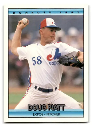 1992 Donruss #640 Doug Piatt NM Near Mint Expos UER ID:67175 - Baseball Card Single
