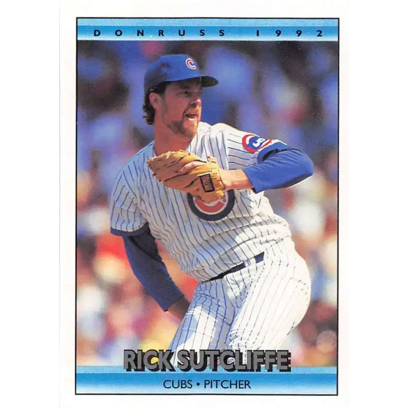 1992 Donruss #642 Rick Sutcliffe NM-MT Chicago Cubs Baseball Card - Baseball Card Single