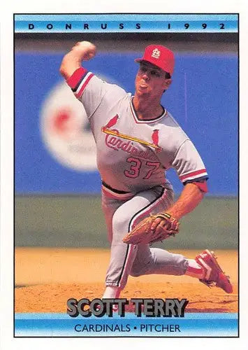 1992 Donruss #655 Scott Terry NM-MT Cardinals ID:73102 - Baseball Card Single