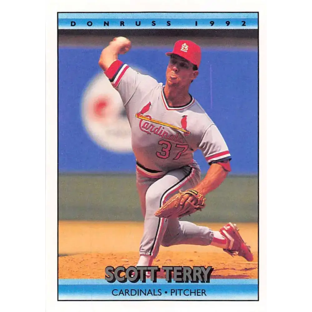 1992 Donruss #655 Scott Terry NM-MT St. Louis Cardinals Baseball Card - Baseball Card Single