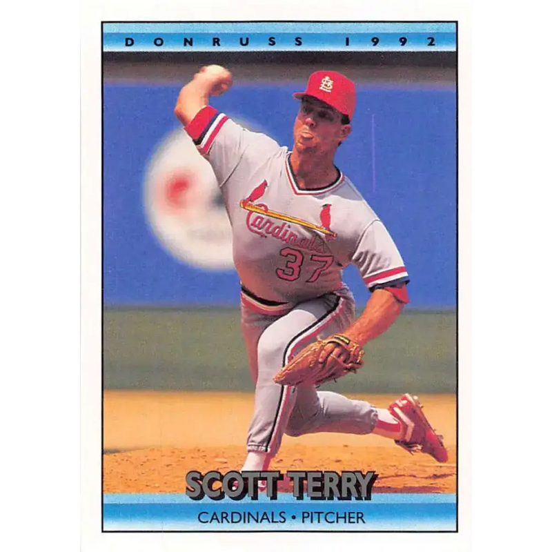 1992 Donruss #655 Scott Terry NM-MT St. Louis Cardinals Baseball Card - Baseball Card Single