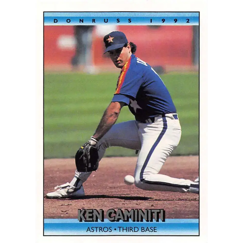 1992 Donruss #66 Ken Caminiti NM-MT Houston Astros Baseball Card - Baseball Card Single