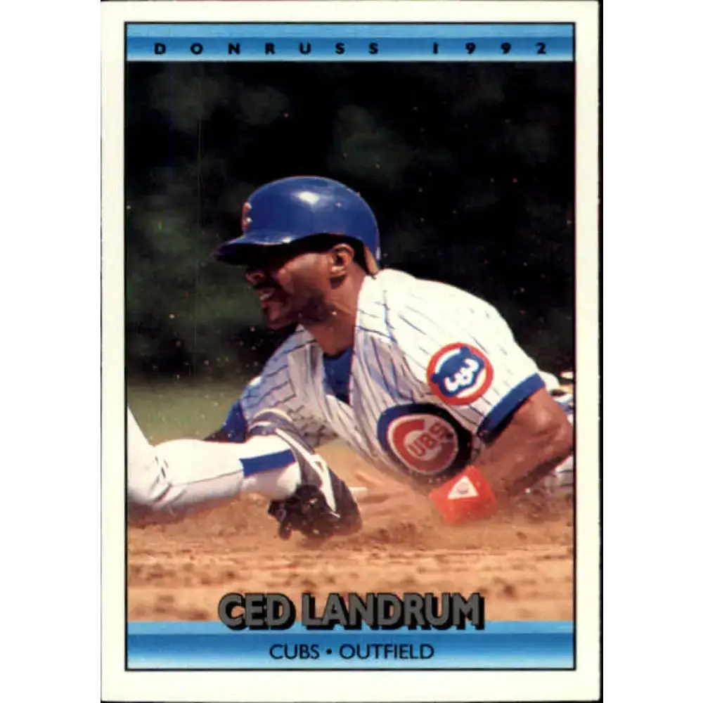 1992 Donruss #662 Ced Landrum NM-MT Chicago Cubs Baseball Card - Baseball Card Single