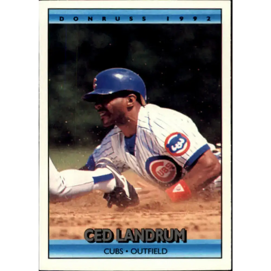 1992 Donruss #662 Ced Landrum NM-MT Chicago Cubs Baseball Card - Baseball Card Single