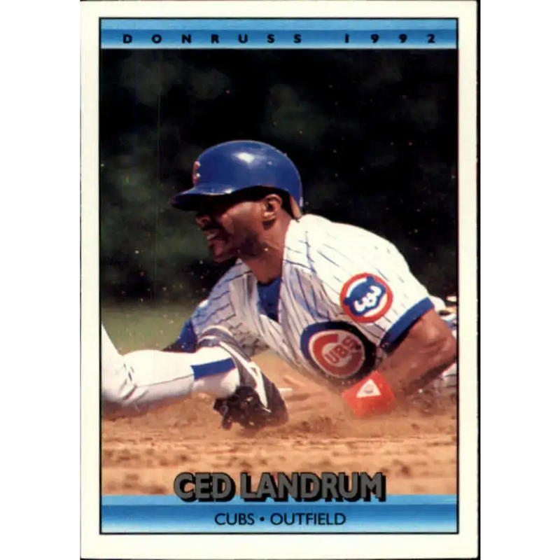1992 Donruss #662 Ced Landrum NM-MT Chicago Cubs Baseball Card - Baseball Card Single