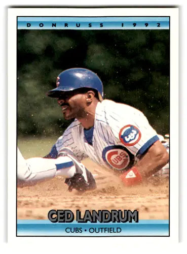 1992 Donruss #662 Ced Landrum NM Near Mint Cubs ID:67143 - Baseball Card Single