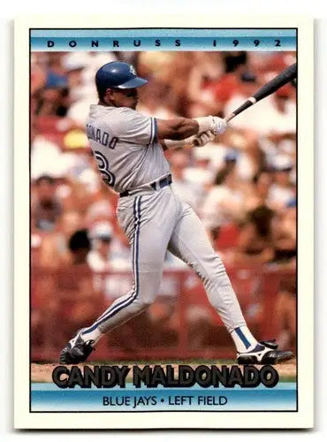 1992 Donruss #664 Candy Maldonado Toronto Blue Jays Baseball Cards E ID:59666 - Baseball Card Single