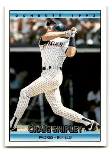 1992 Donruss #667 Craig Shipley NM Near Mint Padres ID:67171 - Baseball Card Single