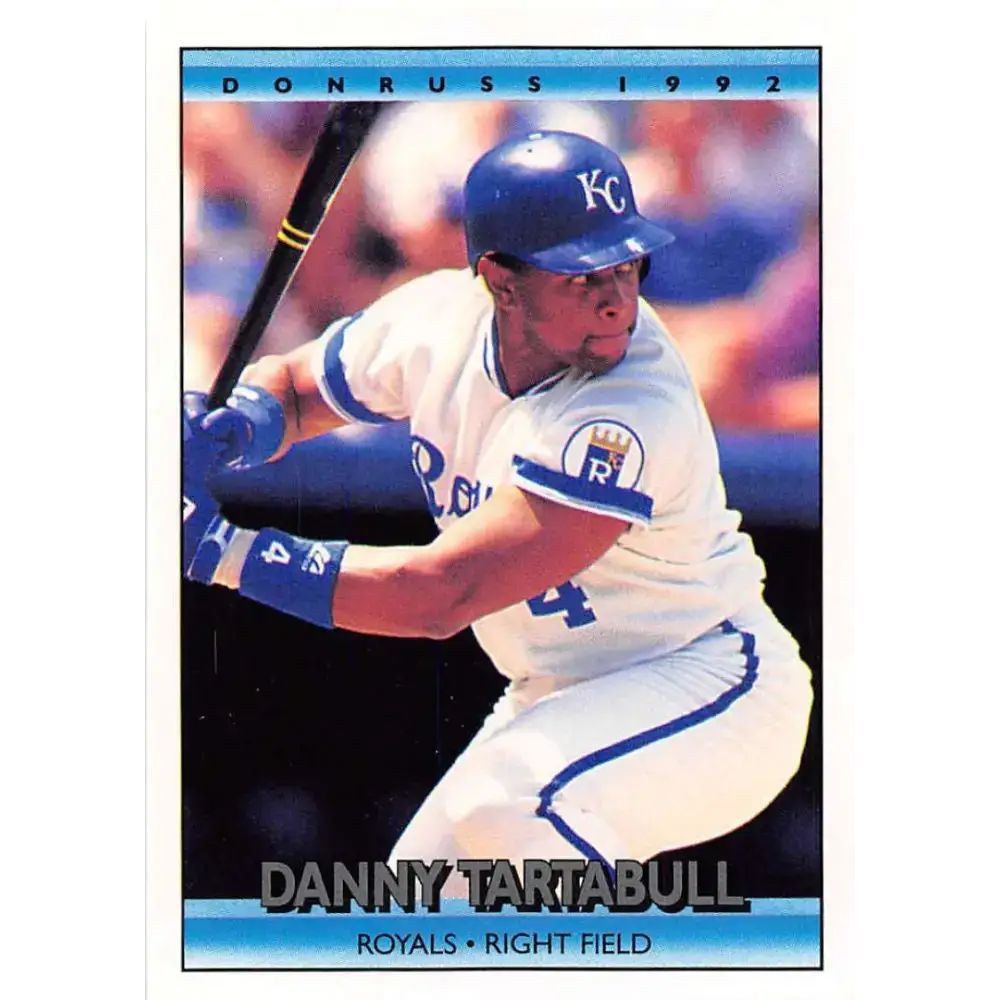 1992 Donruss #676 Danny Tartabull NM-MT Kansas City Royals Baseball Card - Baseball Card Single