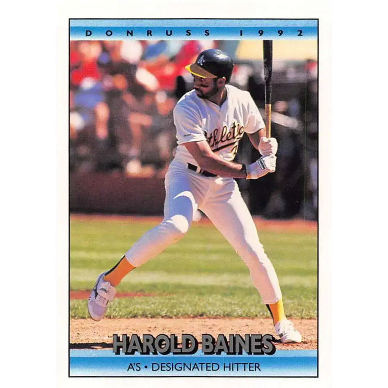 1992 Donruss #68 Harold Baines NM-MT Oakland Athletics Baseball Card - Baseball Card Single