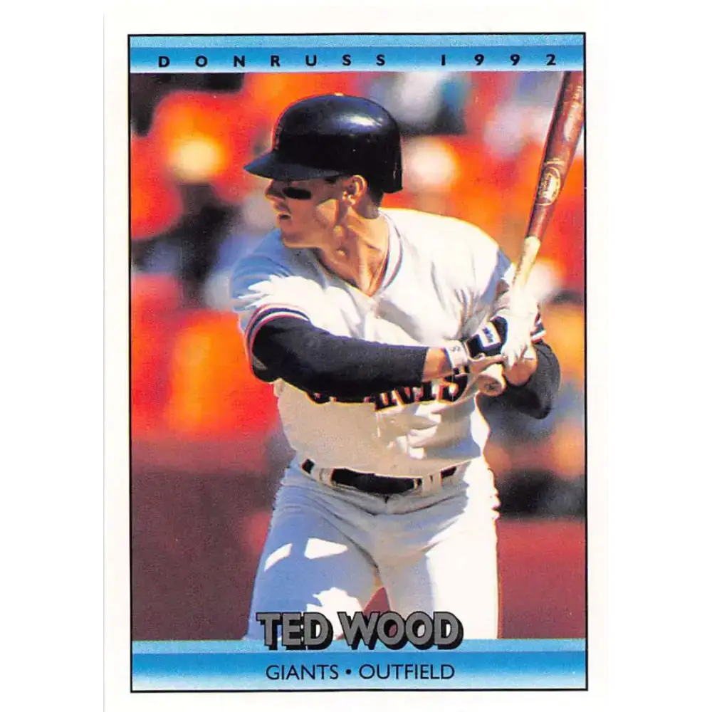 1992 Donruss #681 Ted Wood NM-MT San Francisco Giants Baseball Card - Baseball Card Single