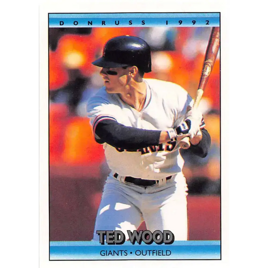 1992 Donruss #681 Ted Wood NM-MT San Francisco Giants Baseball Card - Baseball Card Single