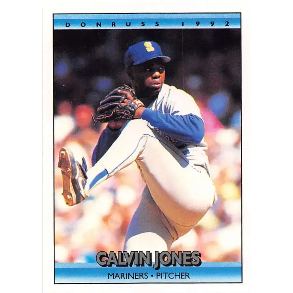 1992 Donruss #690 Calvin Jones NM-MT RC Rookie Seattle Mariners Baseball Card - Baseball Card Single