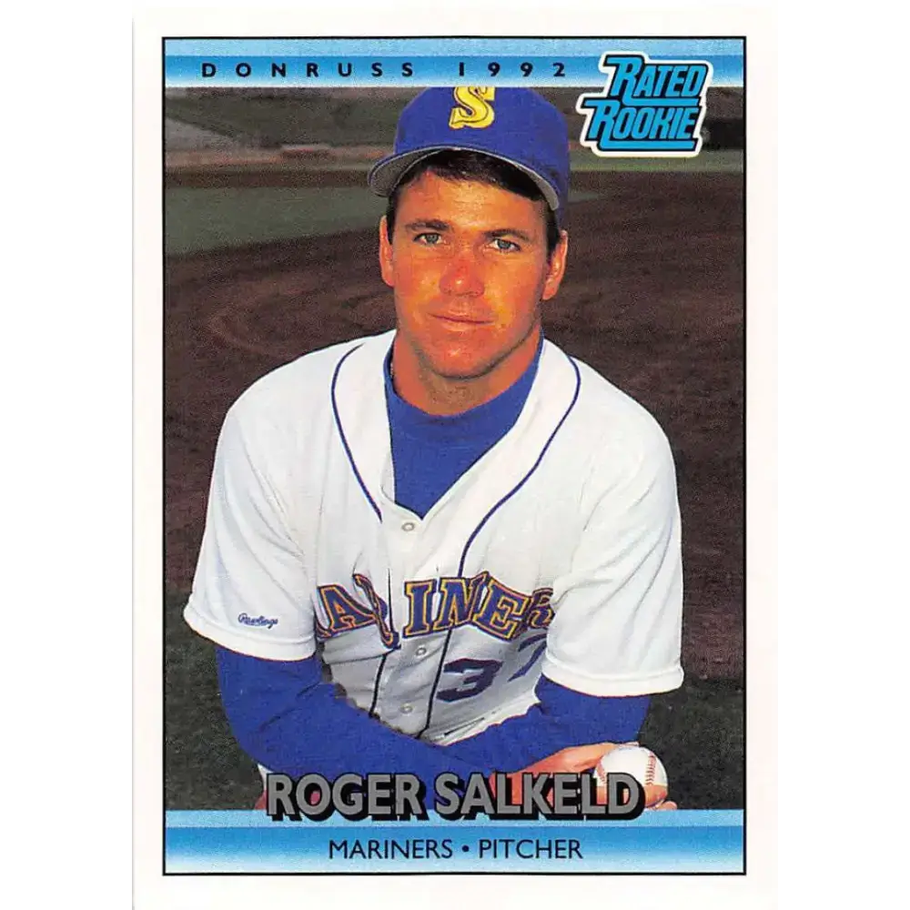 1992 Donruss #7 Roger Salkeld RR NM-MT Seattle Mariners Baseball Card - Baseball Card Single