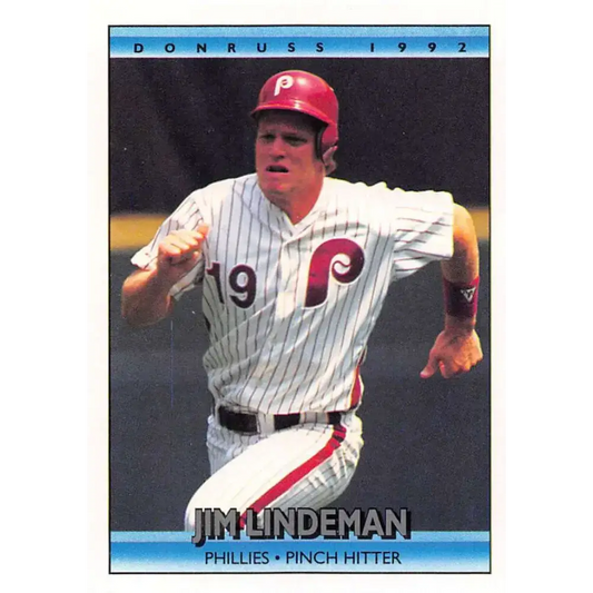 1992 Donruss #701 Jim Lindeman NM-MT Philadelphia Phillies Baseball Card - Baseball Card Single