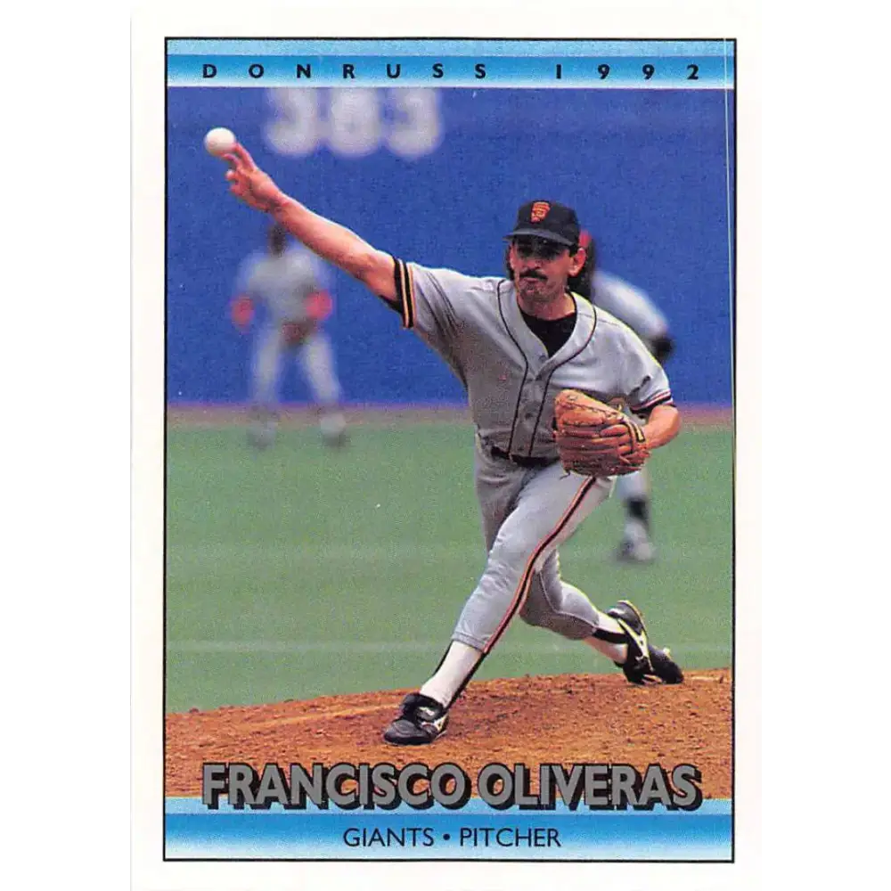 1992 Donruss #702 Francisco Oliveras NM-MT San Francisco Giants Baseball Card - Baseball Card Single