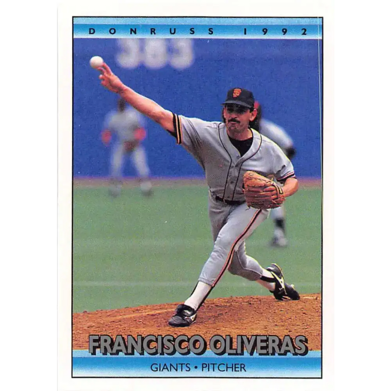 1992 Donruss #702 Francisco Oliveras NM-MT San Francisco Giants Baseball Card - Baseball Card Single