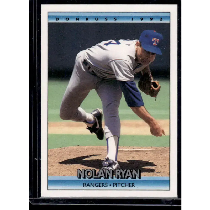 1992 Donruss #707 Nolan Ryan Texas Rangers NM-MT Baseball Card - Baseball Card Single