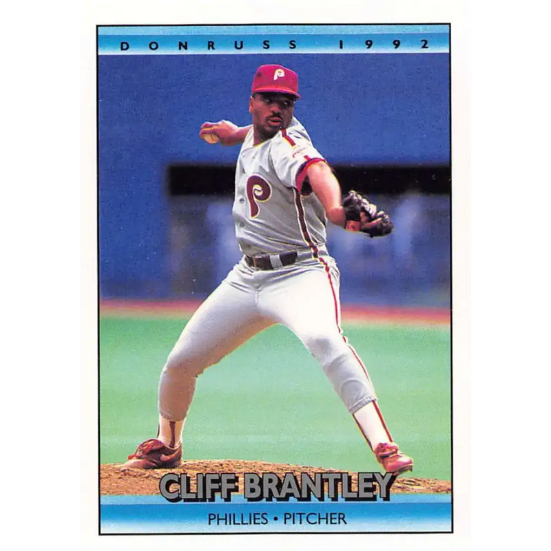 1992 Donruss #722 Cliff Brantley NM-MT RC Rookie Philadelphia Phillies Baseball Card - Baseball Card Single
